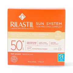 RILASTIL-SUN SYSTEM SPF50 creme compacto bege 10 gr-DrShampoo - Perfumaria e Cosmética