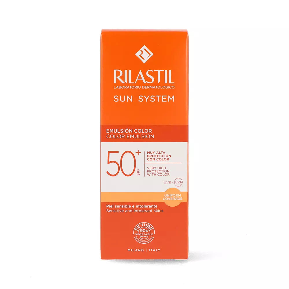 RILASTIL-SUN SYSTEM SPF50+ emulsão colorida 50 ml-DrShampoo - Perfumaria e Cosmética