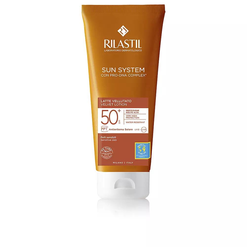 RILASTIL-SUN SYSTEM SPF50+ leite velluto 200 ml-DrShampoo - Perfumaria e Cosmética