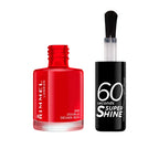 RIMMEL LONDON-60 SECONDS SUPER SHINE esmalte #310-double decker vermelho 8 ml-DrShampoo - Perfumaria e Cosmética