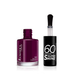 RIMMEL LONDON-60 SECONDS SUPER SHINE esmalte #345-cerejas pretas 8 ml-DrShampoo - Perfumaria e Cosmética