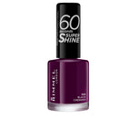 RIMMEL LONDON-60 SECONDS SUPER SHINE esmalte #345-cerejas pretas 8 ml-DrShampoo - Perfumaria e Cosmética