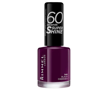 RIMMEL LONDON-60 SECONDS SUPER SHINE esmalte #345-cerejas pretas 8 ml-DrShampoo - Perfumaria e Cosmética Imagen principal del producto