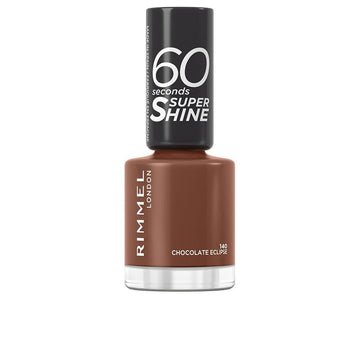 RIMMEL LONDON-60 SECONDS SUPER SHINE nail polish 140 chocolate eclipse 8 ml-DrShampoo - Perfumaria e Cosmética Imagem principal do produto