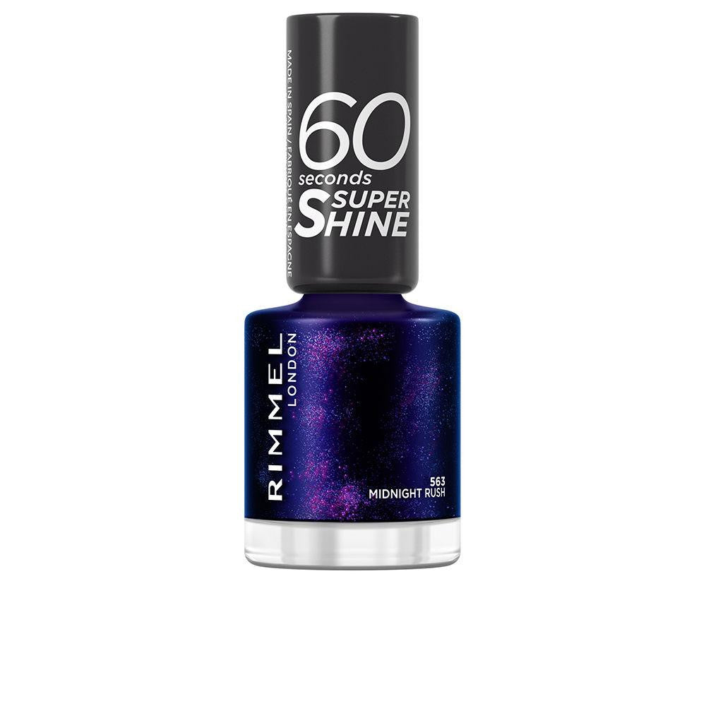 RIMMEL LONDON-60 SECONDS SUPER SHINE nail polish 563 midtnight rush 8 ml-DrShampoo - Perfumaria e Cosmética