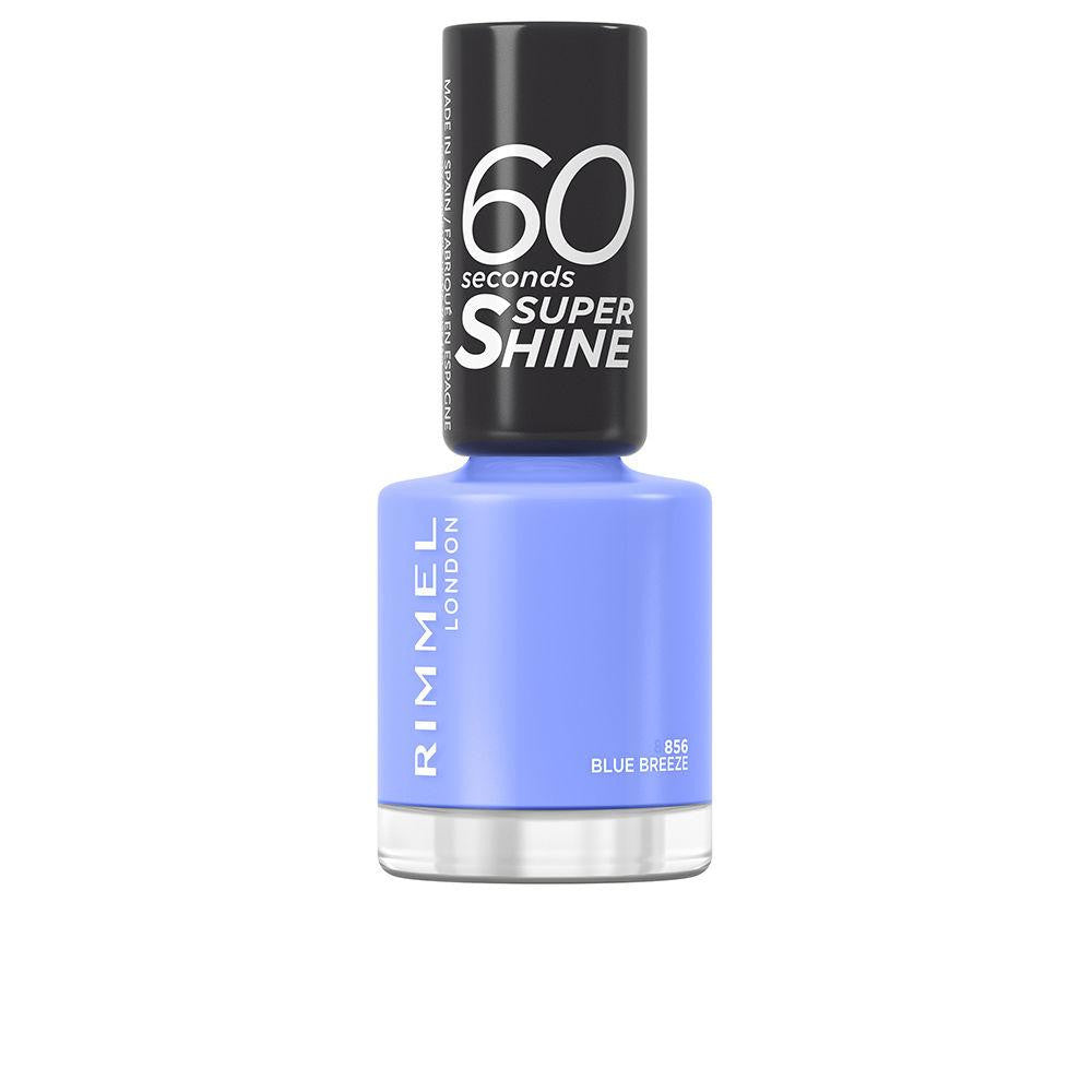 RIMMEL LONDON-60 SECONDS SUPER SHINE nail polish 856 blue breeze 8 ml-DrShampoo - Perfumaria e Cosmética