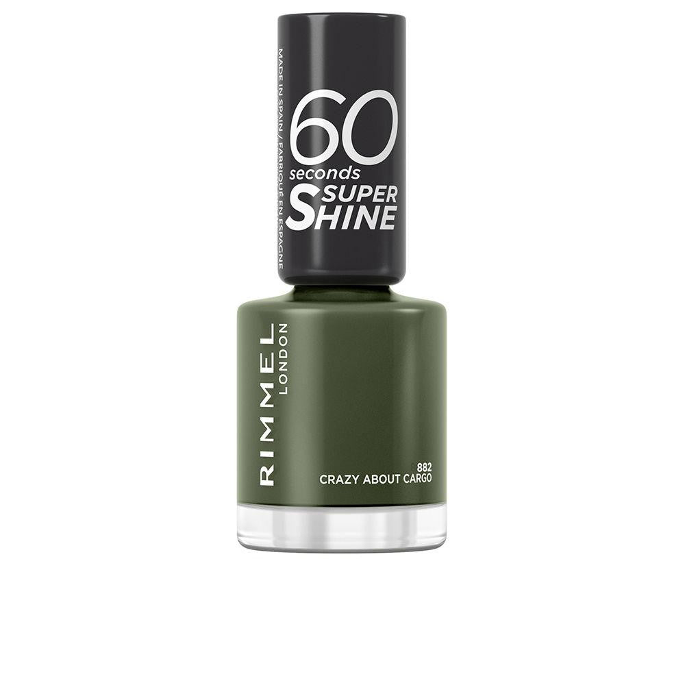 RIMMEL LONDON-60 SECONDS SUPER SHINE nail polish 882 crazy about cargo 8 ml-DrShampoo - Perfumaria e Cosmética