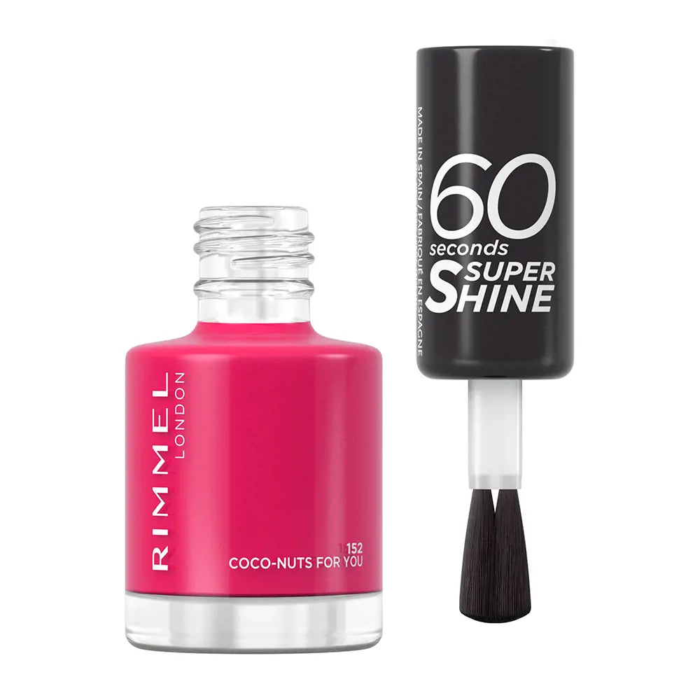 RIMMEL LONDON-60 SECONDS super brilho 152 nozes de coco para você 8 ml-DrShampoo - Perfumaria e Cosmética