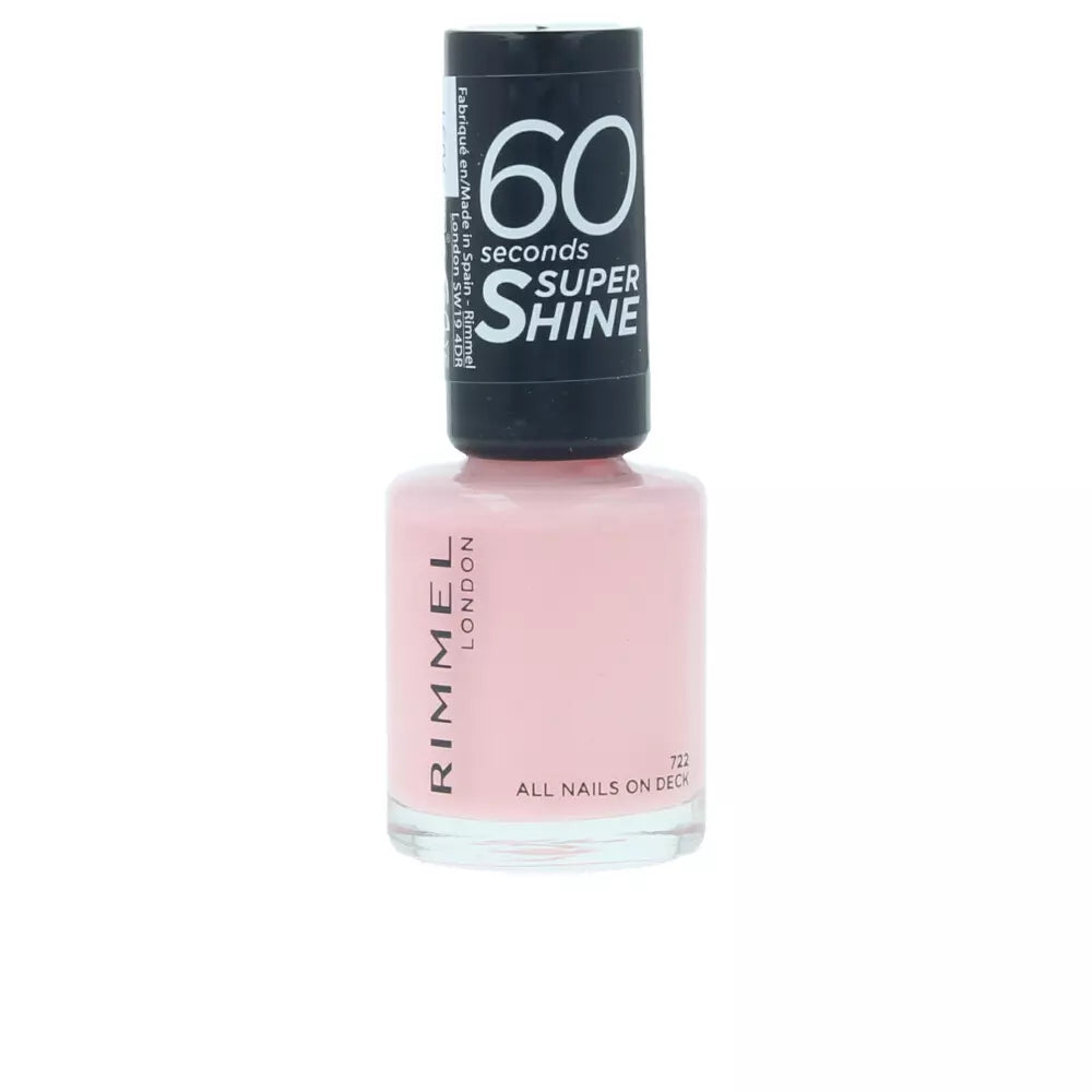 RIMMEL LONDON-60 SECONDS super brilho 722 todas as unhas no deck 8 ml-DrShampoo - Perfumaria e Cosmética Image principale du produit