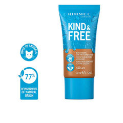 RIMMEL LONDON-BASE TINTA PARA PELE KIND FREE 410 LATTE 30 ML.-DrShampoo - Perfumaria e Cosmética