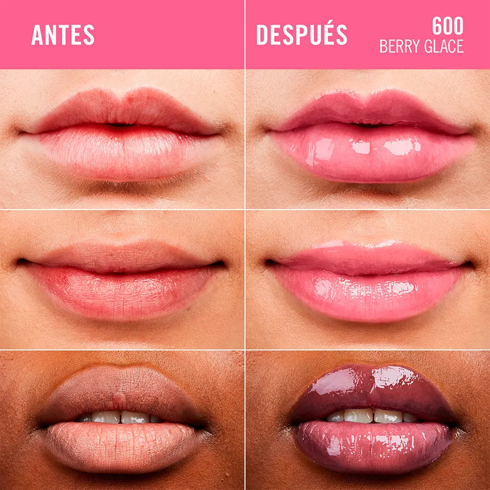 RIMMEL LONDON-BRILHO LABIAL BUSCADOR DE EMOÇÕES 600 GELO DE CEREJA 10 ML-DrShampoo - Perfumaria e Cosmética