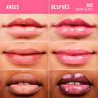 RIMMEL LONDON-BRILHO LABIAL BUSCADOR DE EMOÇÕES 600 GELO DE CEREJA 10 ML-DrShampoo - Perfumaria e Cosmética