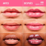 RIMMEL LONDON-BRILHO LABIAL BUSCADOR DE EMOÇÕES 600 GELO DE CEREJA 10 ML-DrShampoo - Perfumaria e Cosmética