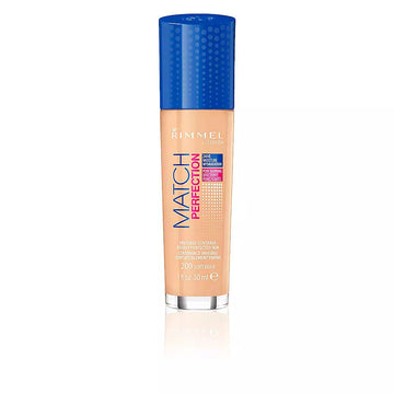 RIMMEL LONDON-Base MATCH PERFECTION 200 soft bege 30 ml-DrShampoo - Perfumaria e Cosmética Imagem principal do produto
