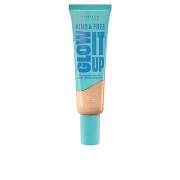 RIMMEL LONDON-Base líquida KIND FREE GLOW IT UP 010 Rose Ivory 30 ml.-DrShampoo - Perfumaria e Cosmética Imagem principal do produto
