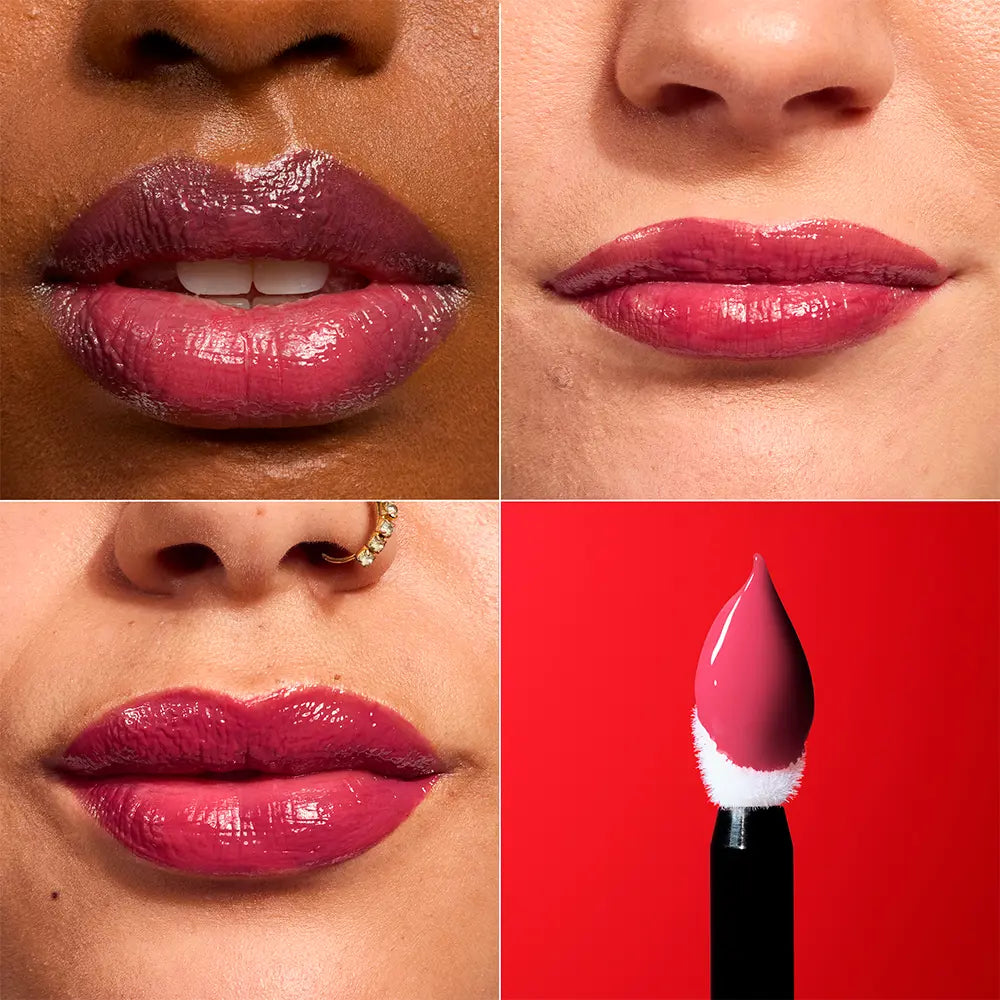 RIMMEL LONDON-Brilho labial THRILL SEEKER LIP LATEX #300-personagem principal 6 ml-DrShampoo - Perfumaria e Cosmética