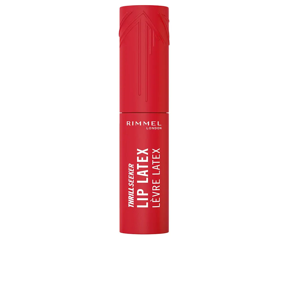 RIMMEL LONDON-Brilho labial THRILL SEEKER LIP LATEX #400-Rimmel Red 6 ml-DrShampoo - Perfumaria e Cosmética