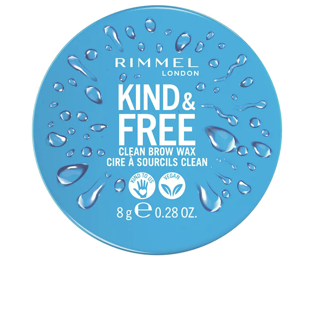 RIMMEL LONDON-Cera limpa para sobrancelhas KIND & FREE #001-clear-DrShampoo - Perfumaria e Cosmética