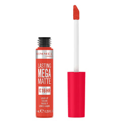 RIMMEL LONDON-Cor de lábio líquido MEGA MATTE de longa duração 920 chamas escarlate 74ml.-DrShampoo - Perfumaria e Cosmética