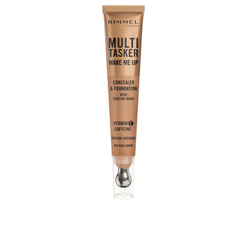 RIMMEL LONDON-Corretivo e base de maquiagem MULTITASKER WAKE ME UP #Rose Honey 20 ml-DrShampoo - Perfumaria e Cosmética Main image