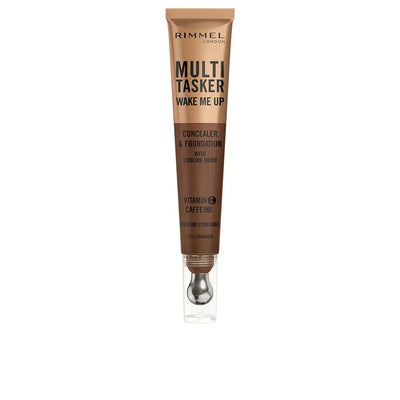 RIMMEL LONDON-Corretivo e base de maquiagem MULTITASKER WAKE ME UP #Tiramisu 20 ml-DrShampoo - Perfumaria e Cosmética