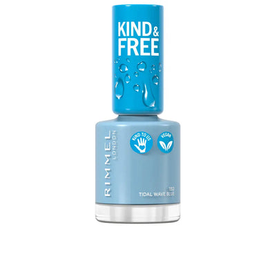 RIMMEL LONDON-Esmalte KIND FREE 152 tidal wave azul 8 ml-DrShampoo - Perfumaria e Cosmética