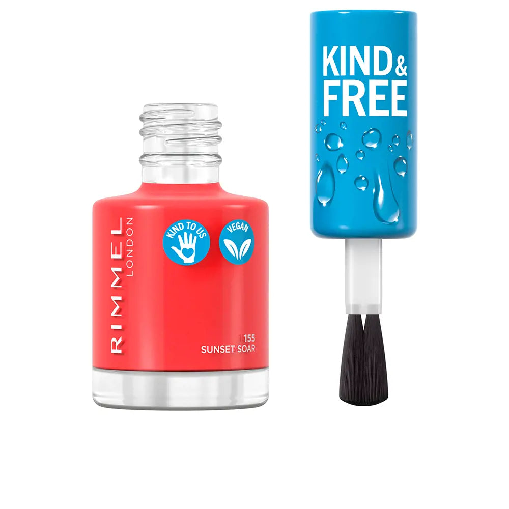 RIMMEL LONDON-Esmalte KIND FREE 155 sunset soar 8 ml-DrShampoo - Perfumaria e Cosmética