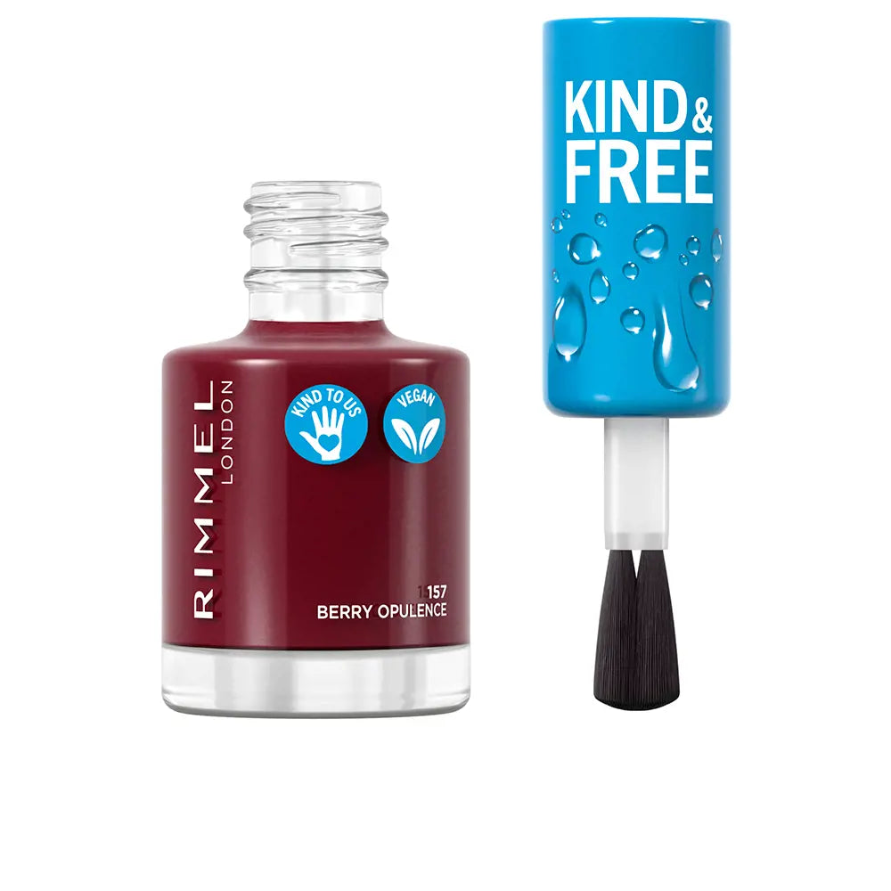 RIMMEL LONDON-Esmalte KIND FREE 157 berry opulence 8 ml-DrShampoo - Perfumaria e Cosmética