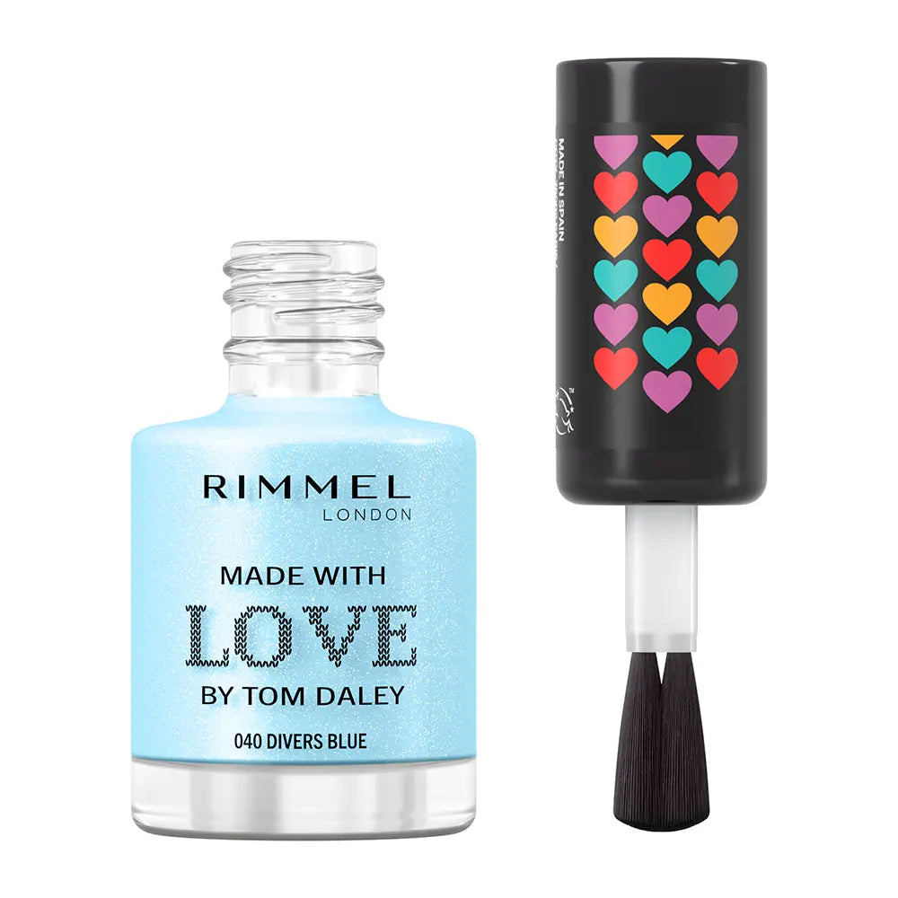 RIMMEL LONDON-Esmalte MADE WITH LOVE by Tom Daley 853 pillow talk 8 ml.-DrShampoo - Perfumaria e Cosmética