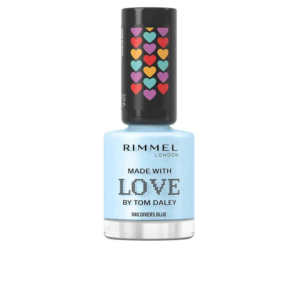 RIMMEL LONDON-Esmalte MADE WITH LOVE by Tom Daley 853 pillow talk 8 ml.-DrShampoo - Perfumaria e Cosmética