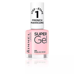 RIMMEL LONDON-FRENCH MANICURE super gel 091 rosa inglesa-DrShampoo - Perfumaria e Cosmética