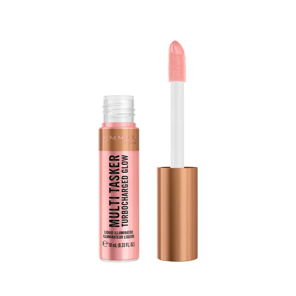 RIMMEL LONDON-Iluminador líquido MULTI TASKER TURBOCHARGED #005-Icônico Como Sempre 10 ml-DrShampoo - Perfumaria e Cosmética