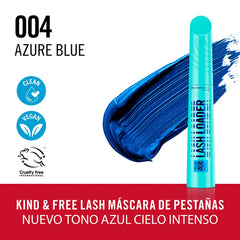 RIMMEL LONDON-KIND FREE LASH LOADER máscara 004 Azul Ciano 95 ml.-DrShampoo - Perfumaria e Cosmética