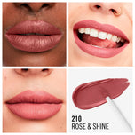 RIMMEL LONDON-LASTING MEGA MATTE liquid lip color 210 rose shine 74 ml-DrShampoo - Perfumaria e Cosmética