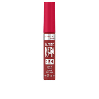 RIMMEL LONDON-LASTING MEGA MATTE liquid lip color 500 fire starter 74 ml-DrShampoo - Perfumaria e Cosmética