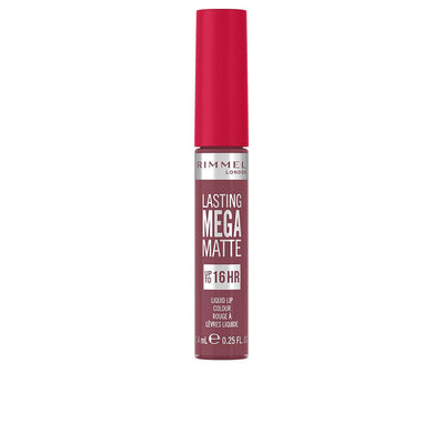 RIMMEL LONDON-LASTING MEGA MATTE liquid lip color 900 ravishing rose 74 ml-DrShampoo - Perfumaria e Cosmética