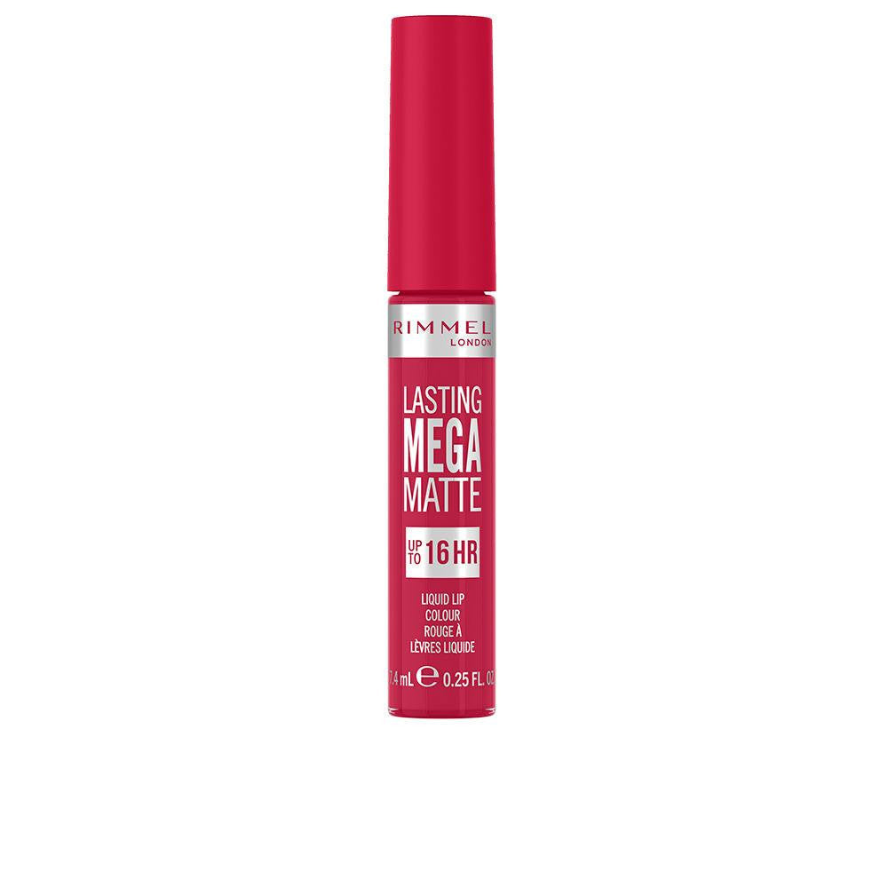 RIMMEL LONDON-LASTING MEGA MATTE liquid lip color 910 fuchsia flush 74ml-DrShampoo - Perfumaria e Cosmética