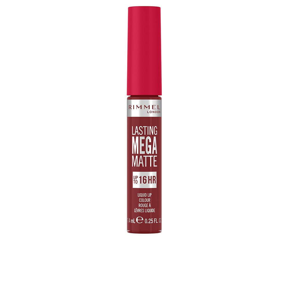 RIMMEL LONDON-LASTING MEGA MATTE liquid lip color 930 ruby passion 74ml-DrShampoo - Perfumaria e Cosmética