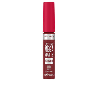 RIMMEL LONDON-LASTING MEGA MATTE liquid lip color 930 ruby passion 74ml-DrShampoo - Perfumaria e Cosmética