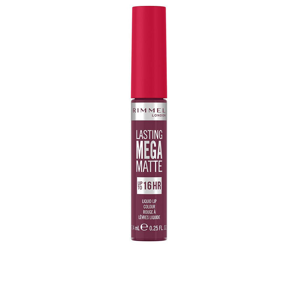 RIMMEL LONDON-LASTING MEGA MATTE liquid lip color 940 rock me purple 74 ml-DrShampoo - Perfumaria e Cosmética