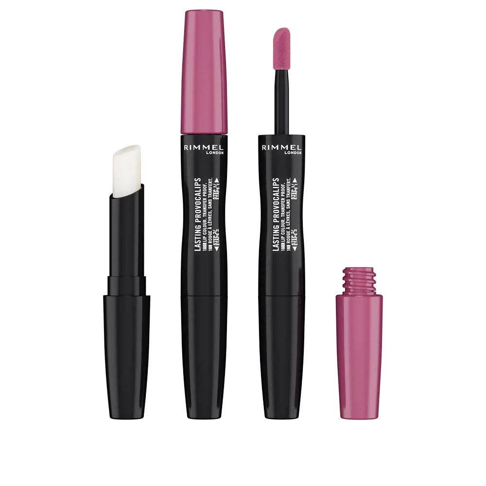 RIMMEL LONDON-LASTING PROVACALIPS banho à prova de transferência de cor 410 rosa promessa 23 ml-DrShampoo - Perfumaria e Cosmética