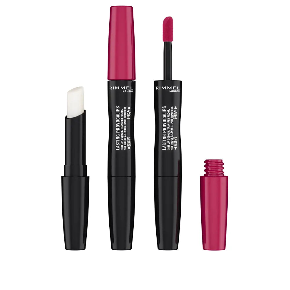 RIMMEL LONDON-LASTING PROVACALIPS batom à prova de transferência de cor 310 pounting rosa 23 ml-DrShampoo - Perfumaria e Cosmética