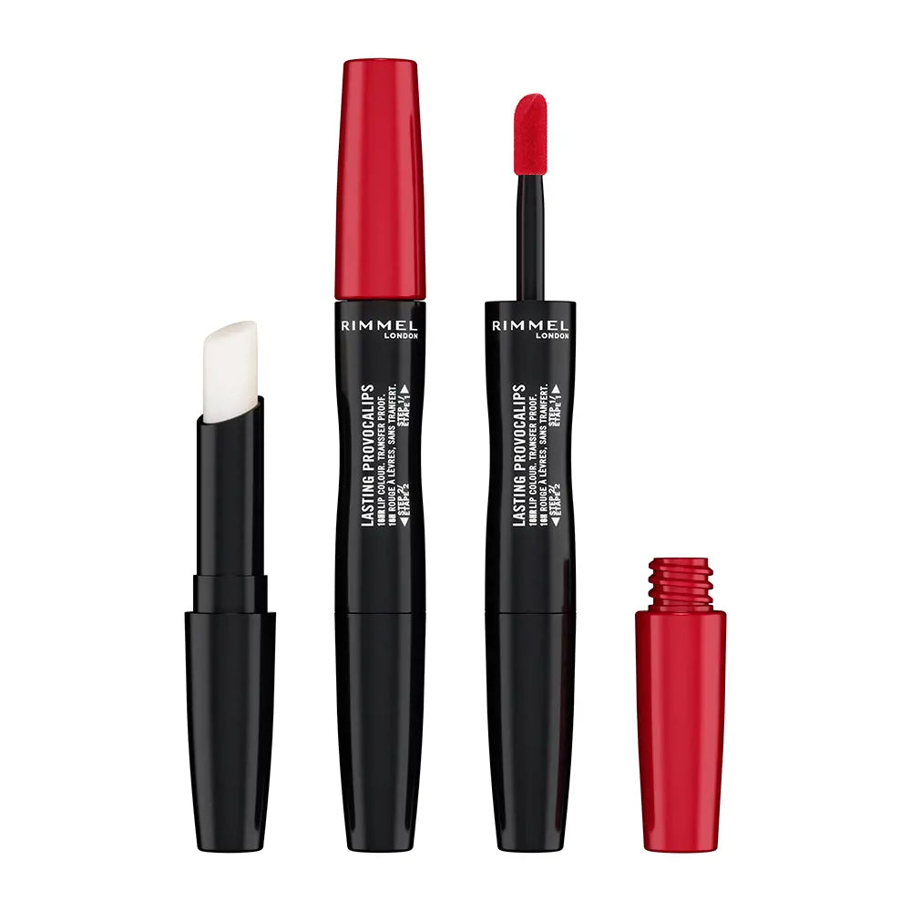 RIMMEL LONDON-LASTING PROVOCALIPS lip color transfer proof 740 catched red labed 23 ml-DrShampoo - Perfumaria e Cosmética