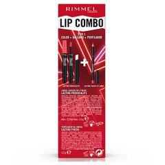 RIMMEL LONDON-LIP COMBO LOTE MAUVE EUPHORIA 2 pcs-DrShampoo - Perfumaria e Cosmética