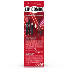 RIMMEL LONDON-LIP COMBO LOTE PINK CRUSH 2 pcs-DrShampoo - Perfumaria e Cosmética