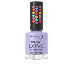 RIMMEL LONDON-MADE WITH LOVE by Tom Daley nail polish 050 knit one purple one 8 ml-DrShampoo - Perfumaria e Cosmética