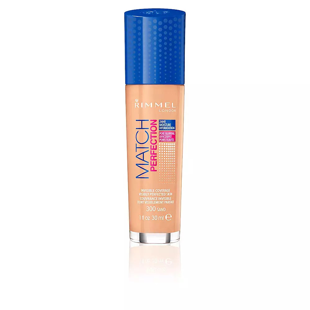 RIMMEL LONDON-MATCH PERFECTION base 300 areia 30 ml-DrShampoo - Perfumaria e Cosmética