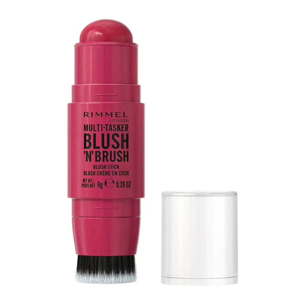 RIMMEL LONDON-MULTI TASKER BLUSH 39N39 BRUSH stick 200 Fushia Glam 8 gr.-DrShampoo - Perfumaria e Cosmética