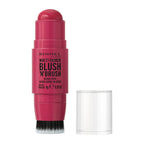 RIMMEL LONDON-MULTI TASKER BLUSH 39N39 BRUSH stick 200 Fushia Glam 8 gr.-DrShampoo - Perfumaria e Cosmética