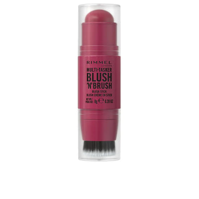 RIMMEL LONDON-MULTI TASKER BLUSH 39N39 BRUSH stick 200 Fushia Glam 8 gr.-DrShampoo - Perfumaria e Cosmética